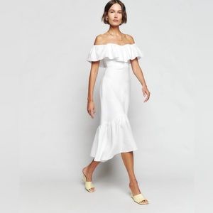 Reformation Baela Linen Dress